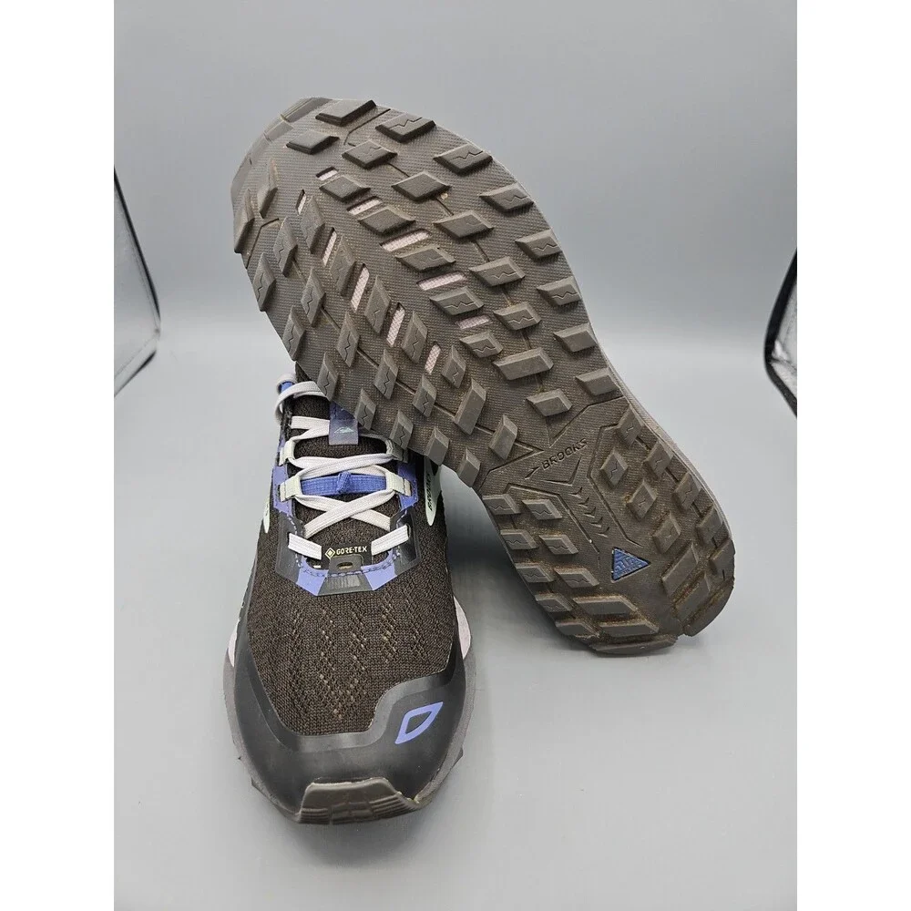 Brooks Cascadia 15 GTX Women's Size 9.5(B) Running Shoes Gray Blue Trail Running
